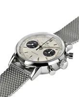 Hamilton Men's Swiss Intra-Matic Chronograph H Stainless Steel Mesh Bracelet Watch 40mm