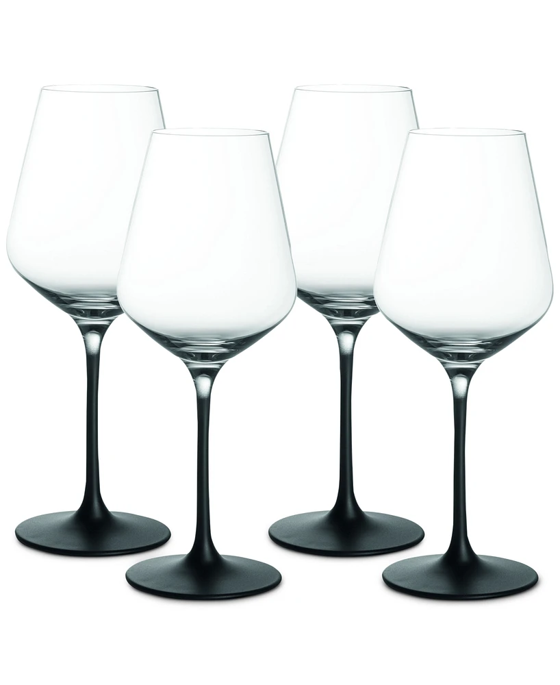 Villeroy Boch Manufacture Rock White Wine Glasses, Set of 4