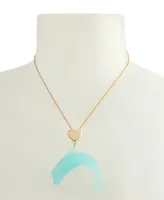 Betsey Johnson Dolphin Pendant Necklace