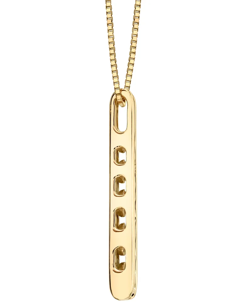 Sirena Diamond Graduated Ladder 18" Pendant Necklace (1/2 ct. t.w.) in 14k Gold