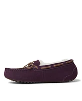 Fireside by Dearfoams Women's Victoria Genuine Shearling Moccasin Slipper