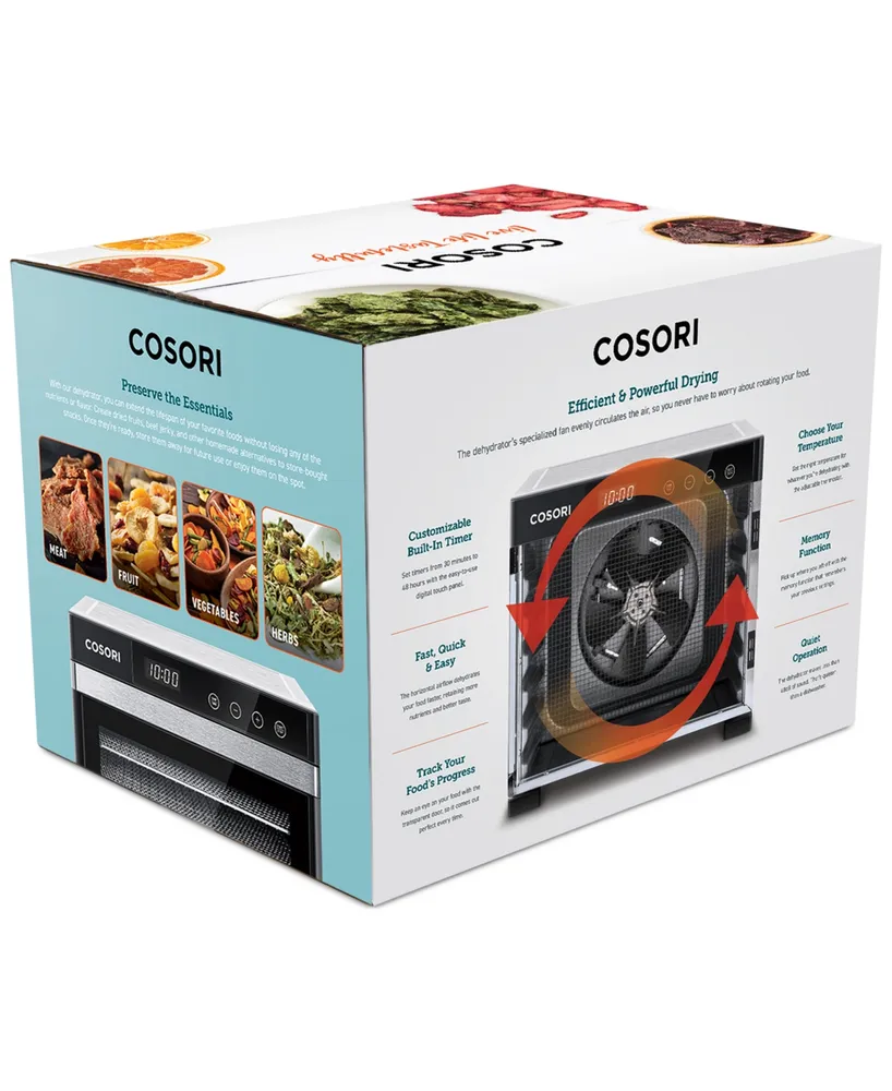 Cosori Premium Stainless Steel Food Dehydrator with Auto Shutoff