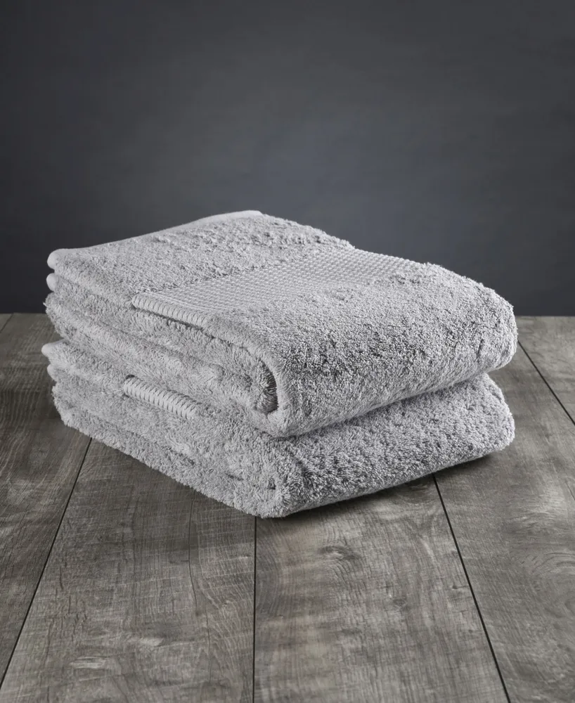 Delilah Home Resort Collection Organic Turkish Cotton 2-Pc. Hand Towels, 16" x 30"