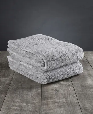 Delilah Home Resort Collection Organic Turkish Cotton 2-Pc. Hand Towels, 16" x 30"