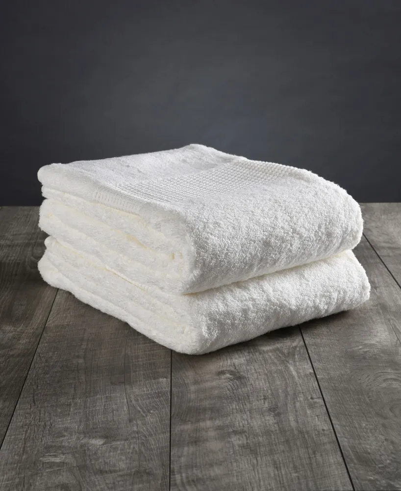 Delilah Home Turkish Organic Cotton 2-Pc. Hand Towels, 16" x 30"