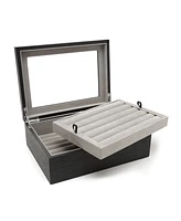 Ox & Bull Trading Co. Men's Onyx Cufflinks Collector's Case
