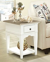 Myra Chairside Table - Off