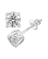 Gia Certified Diamond Stud Earrings (2 ct. t.w.) in 14K White Gold