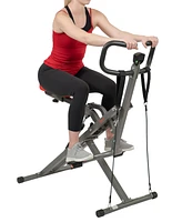 Sunny Health & Fitness Row-n-Ride Pro Squat Assist Trainer for Full Glute, Thigh, and Leg Workouts, Sf-A020052