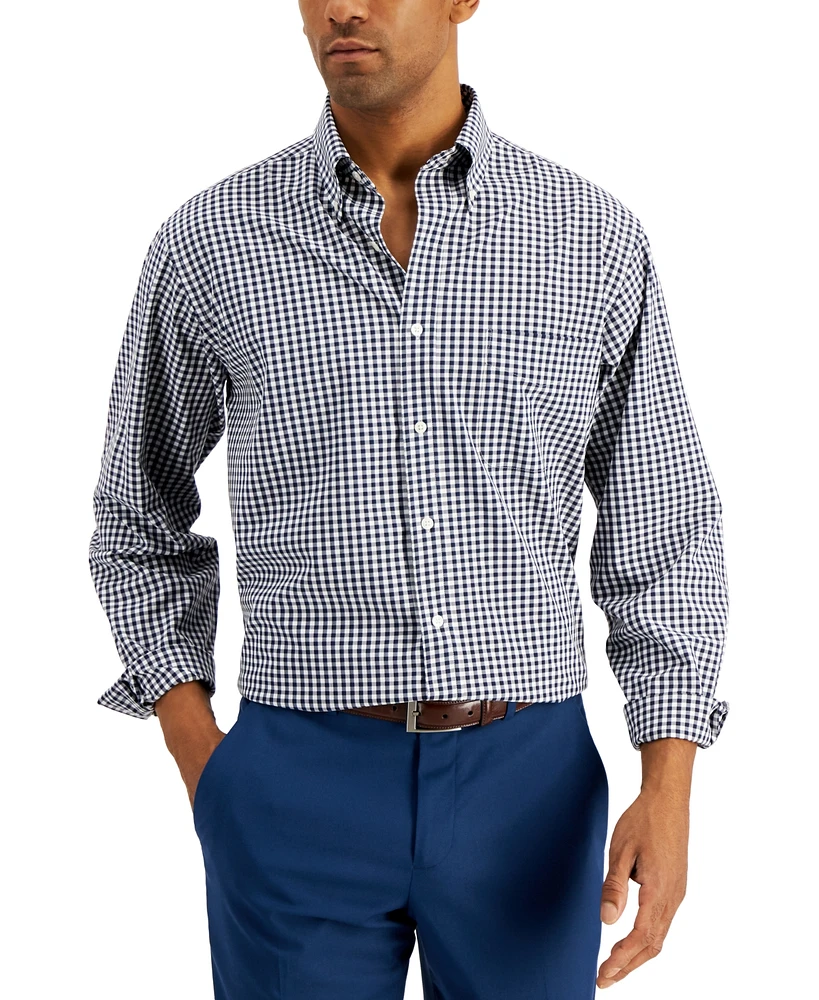 Club Room Men's Regular Fit Traveler Dress Shirt, Created for Macy's