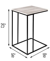 Honey Can Do Square C End Table