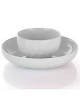 Elama Sienna 18 Piece Dinnerware Set, Service for 4