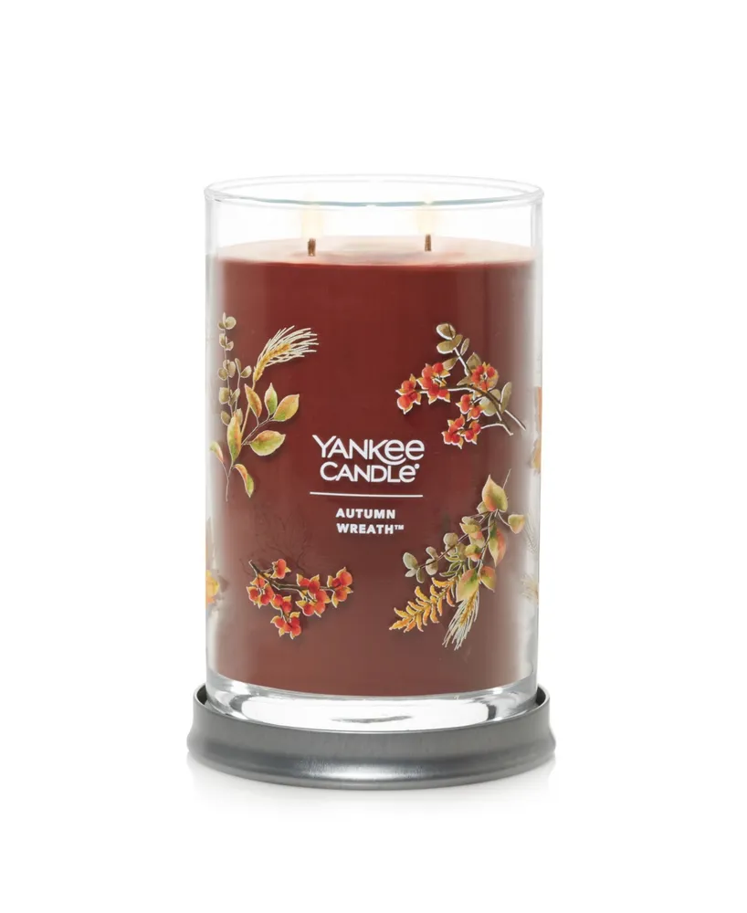 Signature Large Tumbler Autumn Wreath Candle, 20 Oz