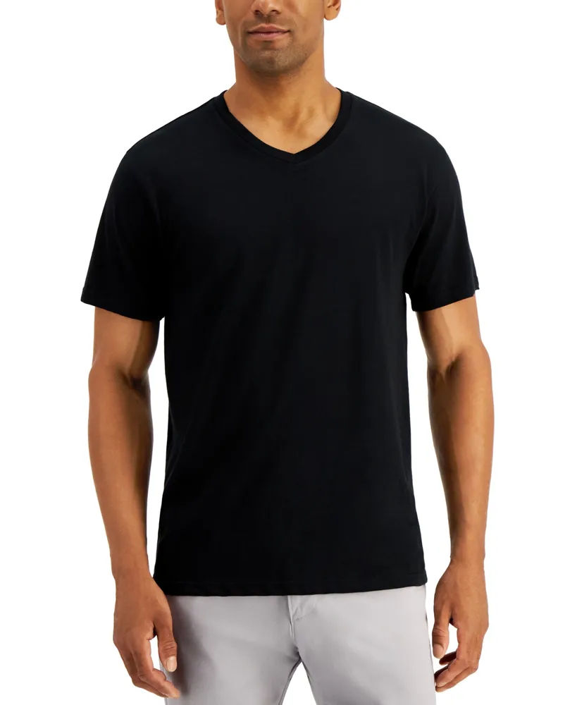 alfani men's v neck shirts