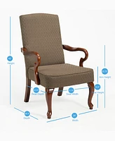 Crystal Gooseneck Arm Chair