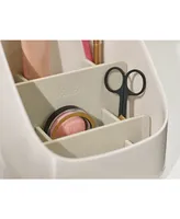 Joseph Joseph Viva Pedestal Mirror with Cosmetic Organizer