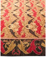 Adorn Hand Woven Rugs Arts and Crafts M1574 7'10" x 9'10" Area Rug - Gold