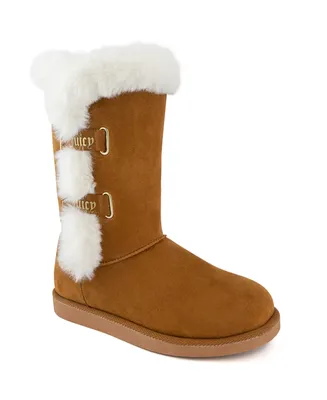 Juicy Couture Women's Koded Faux Fur Winter Boots