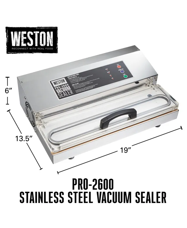 Weston Pro-2600 Commercial Grade Stainless Steel Vacuum Sealer