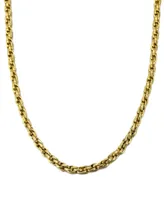 Esquire Men's Jewelry Triple Woven Link 22" Chain Necklace, Created for Macy's