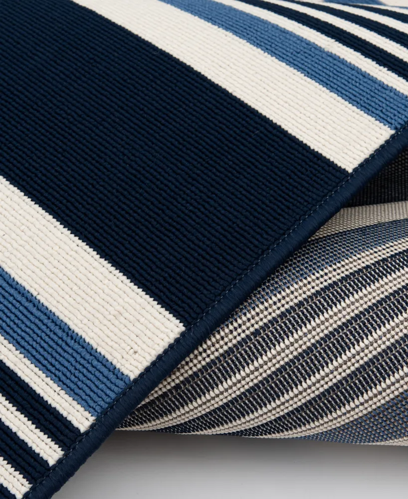 Northern Weavers Vera McGregor Stripe 6'7" x 9'6" Outdoor Area Rug