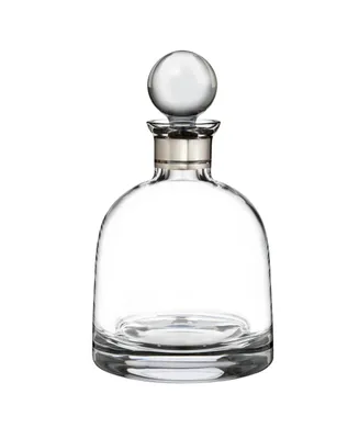 Elegance Round Stopper Short Decanter, 37.2 Oz