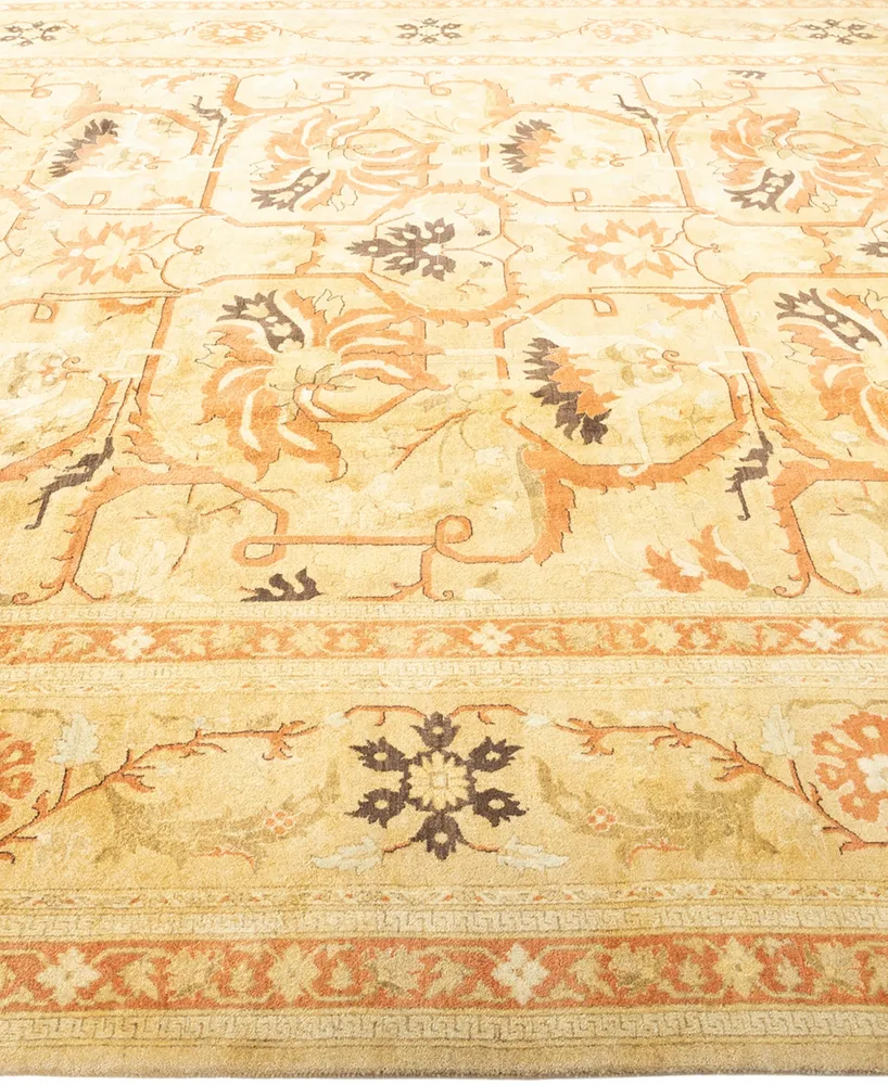 Adorn Hand Woven Rugs Mogul M1442 9'3" x 11'10" Area Rug - Gold