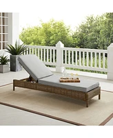 Bradenton Outdoor Wicker Chaise Lounge