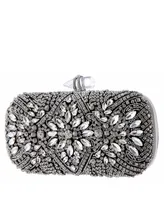 Women's Crystal Embellished Minaudiere