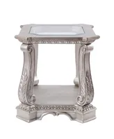 Acme Furniture Northville End Table - Antique Silver