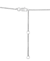 Wrapped in Love Diamond Butterfly Statement Necklace (1 ct. t.w.) in Sterling Silver, 16-1/2" + 2" extender, Created for Macy's