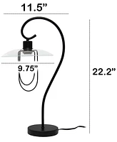 Lalia Home Modern Metal Scroll Table Lamp