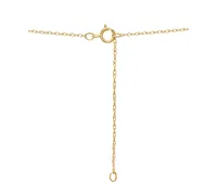 Wrapped Diamond Cluster Flower (1/10 ct. t.w.) Pendant Necklace in 14k Gold, 16" + 2" extender, Created for Macy's