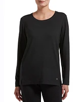 Hue Solid Long Sleeve Lounge T-Shirt