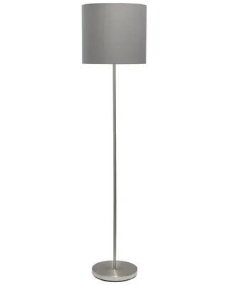 Simple Designs Drum Shade Floor Lamp