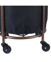 Copper Round Laundry Hamper