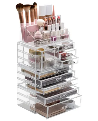 Sorbus Cosmetic Makeup and Jewelry Display Storage Case