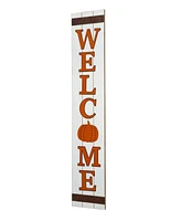 Glitzhome 42" H Fall Wooden Welcome Porch Sign