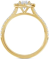 Portfolio by De Beers Forevermark Diamond Oval Halo Engagement Ring (1 ct. t.w.) in 14k Gold