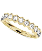 Portfolio by De Beers Forevermark Diamond Honeycomb Band (3/4 ct. t.w.) in 14k White, Yellow or Rose Gold