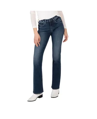 Silver Jeans Co. Women's The Curvy High Rise Bootcut Jeans