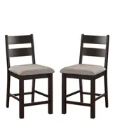 Inverna Counter Height Chairs, Set of 2