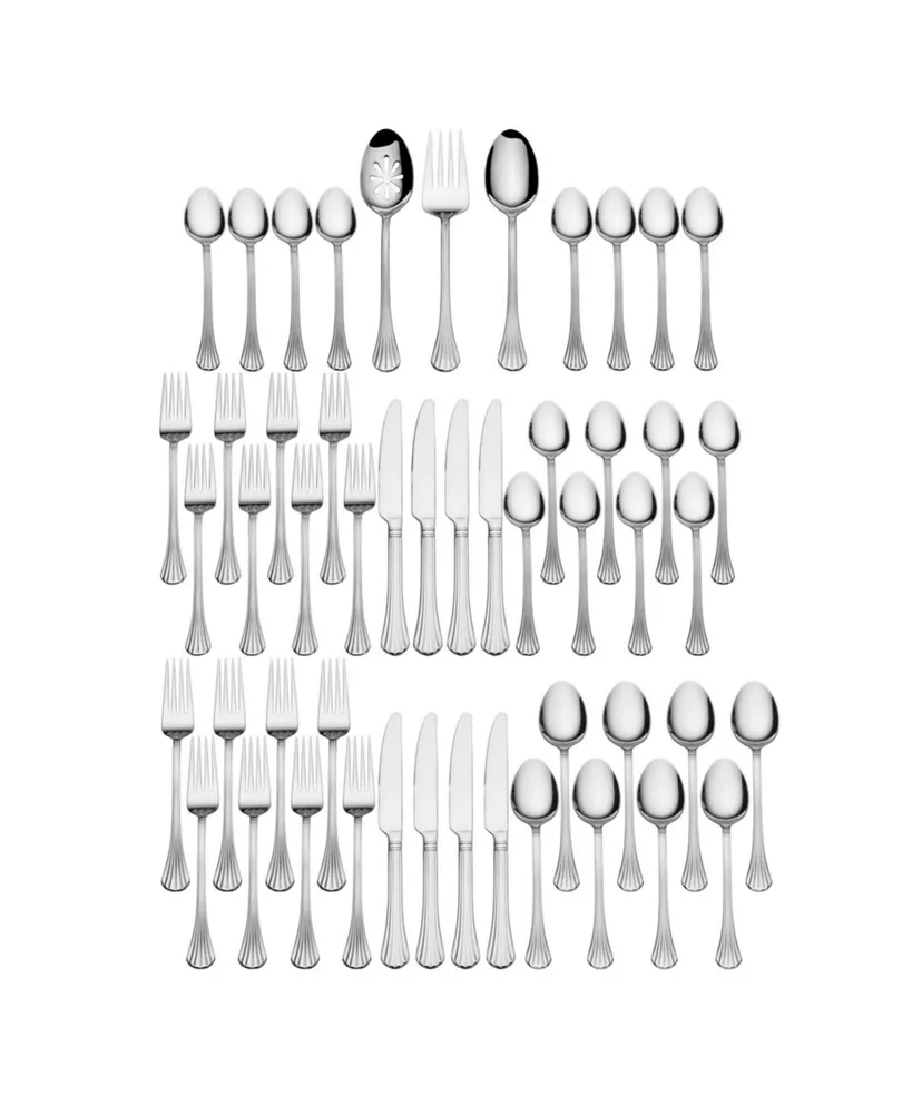 International Silver Cascade 51 Pc Flatware Set, Service for 8