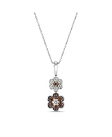 Le Vian Chocolate Diamond & Vanilla Diamonds 18" Pendant Necklace (3/8 ct. t.w.) 14k Rose, Yellow or White Gold