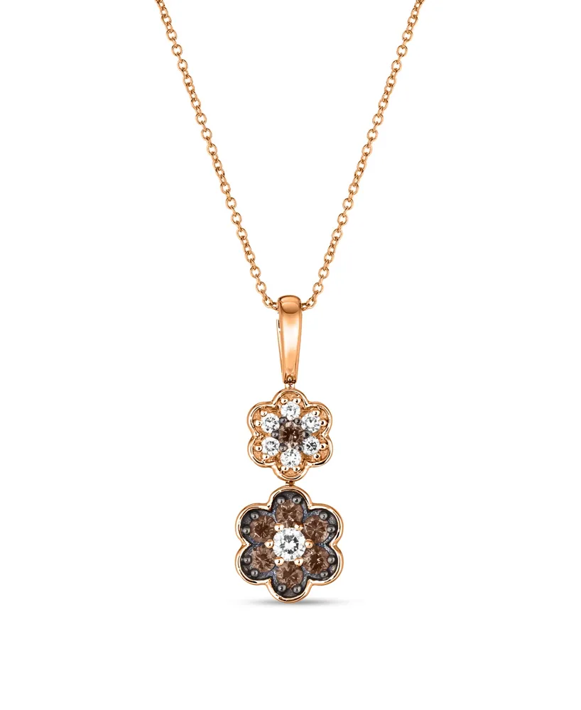 LeVian - chocolate Diamond pendant in strawberry Gold. | Jewelry, Chocolate  diamonds, Levian chocolate diamonds