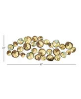 Contemporary Ornamental Metal Wall Decor - Gold