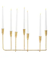 CosmoLiving by Cosmopolitan Contemporary Candlestick Holders - Gold