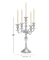 Traditional Candlestick Holders - Silver