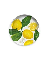 Tarhong Lemon Fresh Melamine Salad Plates, Set Of 6