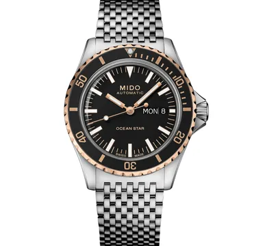 Mido Men's Swiss Automatic Ocean Star Tribute Stainless Steel Bracelet Watch 41mm